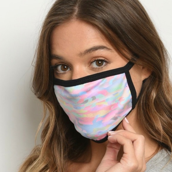 Just in! New! Camo Tie Dye 2ply Face Masks